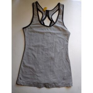 Lolë Women's Striped Tank Top Racerback‎ Athletic Yoga XS Black White